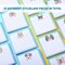 12 Pack Dog Flamingo Sticky Notes Bulk Small to Do List Funny Cute Animals Notepad for Office School Gifts, 600 Sheets in Total(Green,Cute Dog)